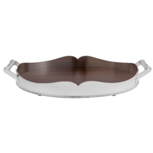 Bandeja Pequena Coração com Fundo em Madeira ST James - 55cm
