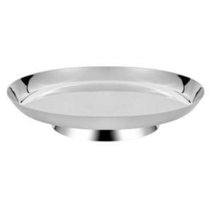 Bandeja Redonda Grande Níquel ST James - 35cm