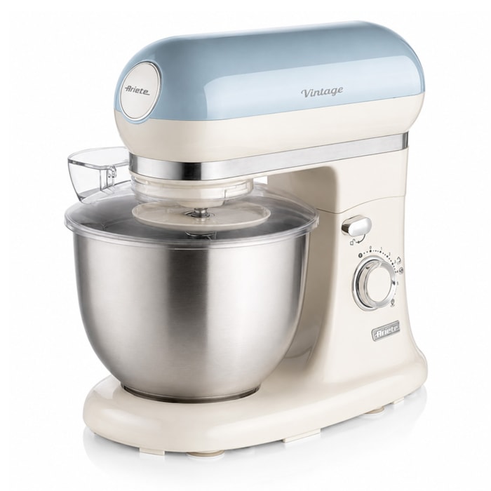 Batedeira Planetária Vintage Azul 5.5L 600W 7 Velocidades Ariete - 127V - Madel Home