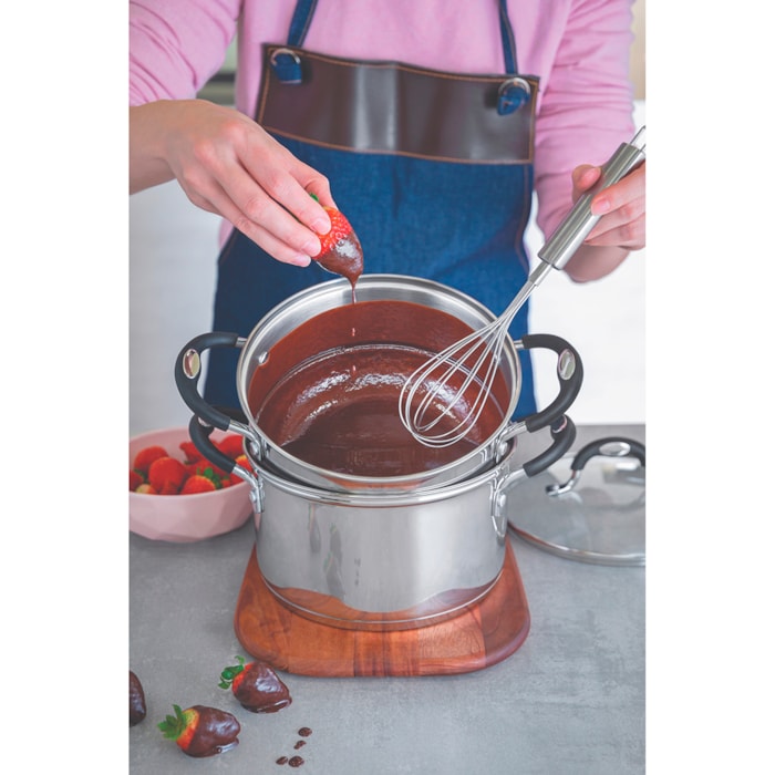 Batedor Manual Fouet em Inox Marffim Prata Tramontina - 30cm - Madel Home