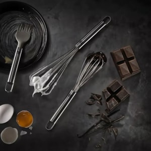 Batedor Manual Fouet em Inox Prata Zwilling Pro - 28cm