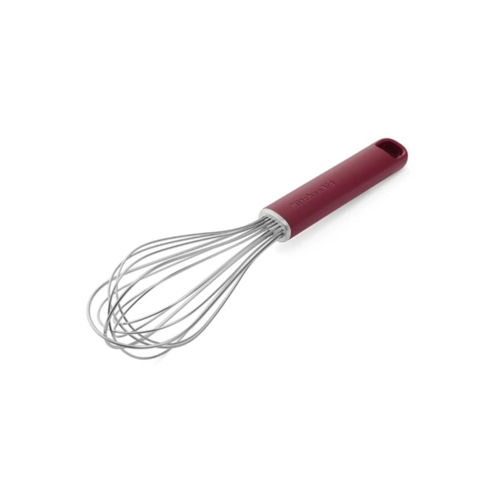 Batedor Manual Fouet em Inox Vermelho KitchenAid - 31cm - Madel Home