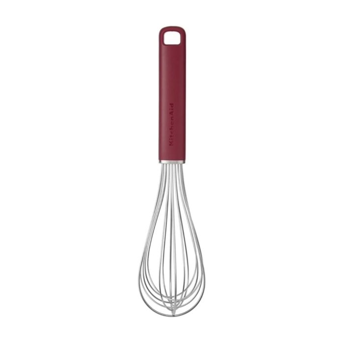 Batedor Manual Fouet em Inox Vermelho KitchenAid - 31cm - Madel Home