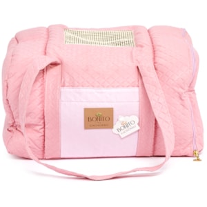 Bolsa de Transporte Pet Basic Tamanho Único Tecido Chiclete