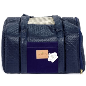 Bolsa de Transporte Pet Basic Tamanho Único Tecido Marinho