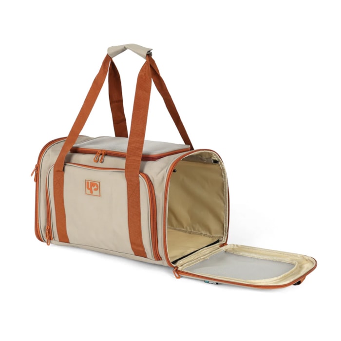 Bolsa de Transporte Pet Bege 6kg - Madel Home
