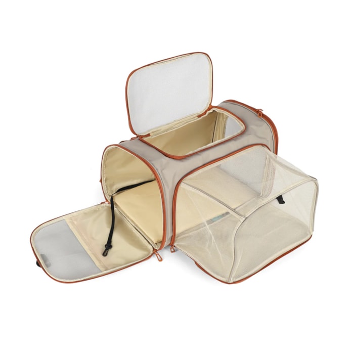 Bolsa de Transporte Pet Bege 6kg - Madel Home