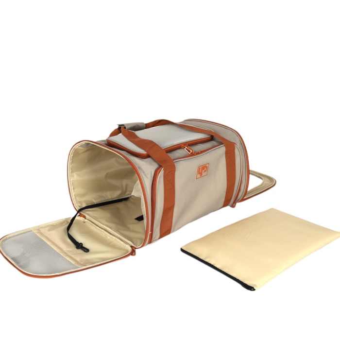 Bolsa de Transporte Pet Bege 6kg - Madel Home