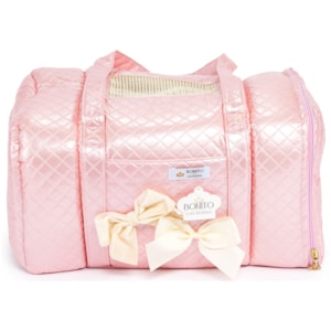 Bolsa de Transporte Pet Glossy Tamanho Único Tecido Rosa