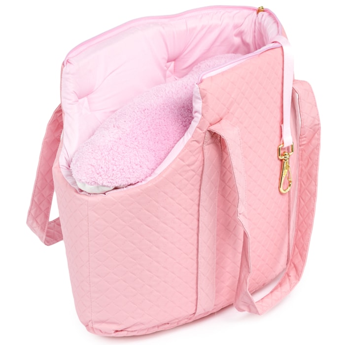 Bolsa Passeio Basic Tamanho Único Tecido Chiclete - Madel Home