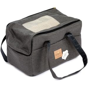 Bolsa Viagem Linen Tamanho Único Tecido Grafite