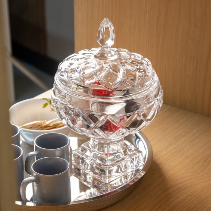 Bomboniere Vidro Cristal Incolor - Madel Home