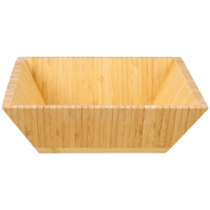 Bowl de Bambu Quadrado Natural - 24cm