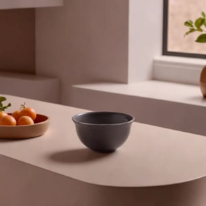 Bowl de Cerâmica Blooming Cinza - 15cm