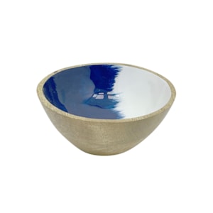Bowl de Madeira e Resina Redondo Degrade - 15cm