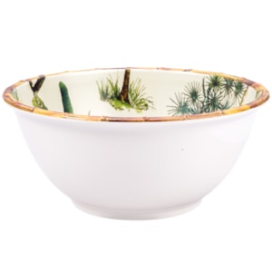 Bowl de Melamina Grande Bordas em Bambu - 25cm