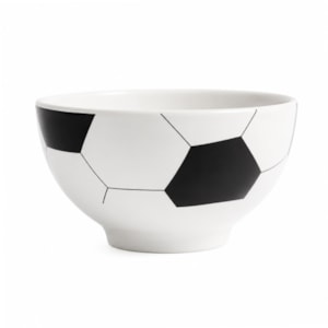 Bowl em Cerâmica Branco Futebol Copa do Mundo - 13,5cm