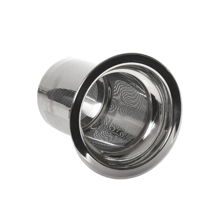 Bule de Chá Vidro Borosilicato Compartimento Inox Bugatti - 1L - Madel Home