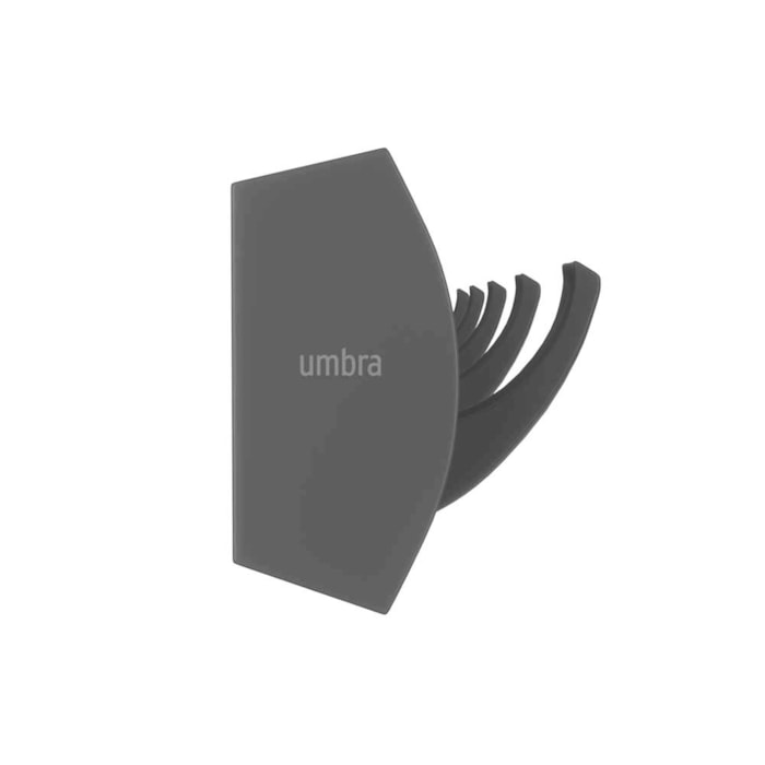 Cabideiro de Parede Flip 5 Ganchos Madeira Cinza Umbra - Madel Home