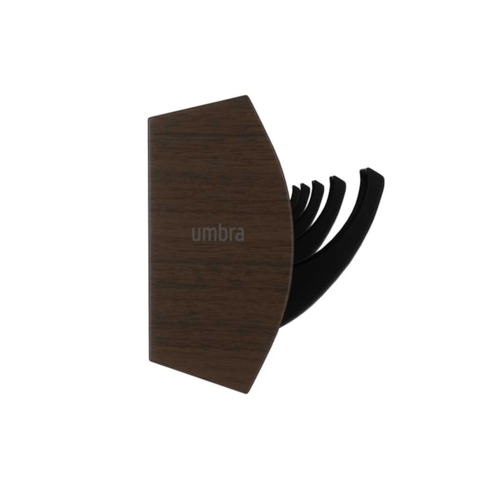 Cabideiro de Parede Flip 5 Ganchos Madeira Marrom Umbra - Madel Home