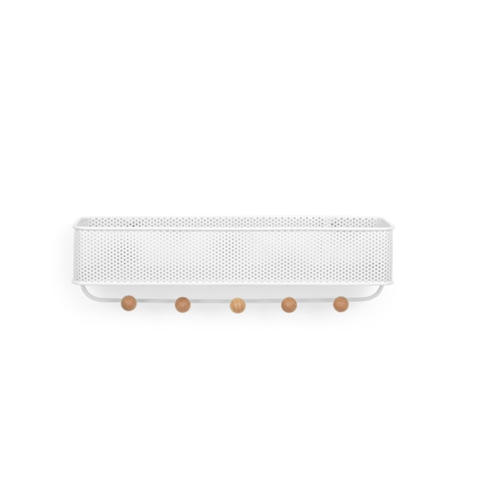 Cabideiro de Parede Ganchos Estique Branco Umbra - Madel Home