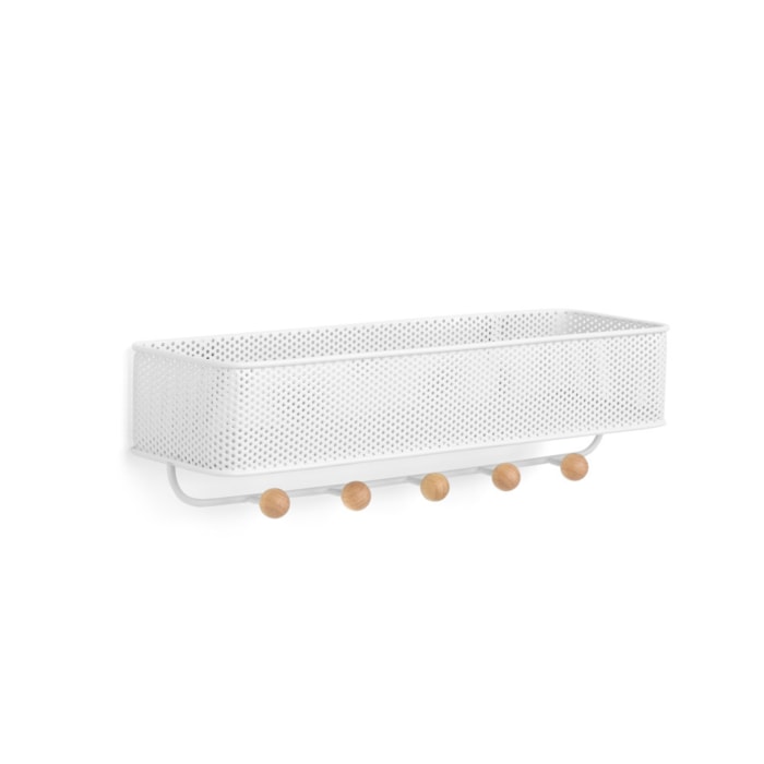 Cabideiro de Parede Ganchos Estique Branco Umbra - Madel Home