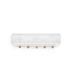 Cabideiro de Parede Ganchos Estique Branco Umbra
