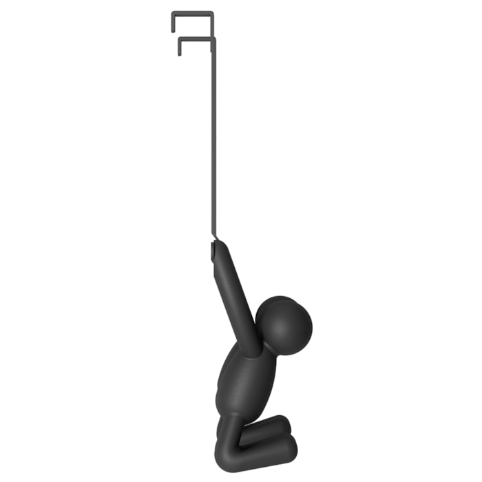 Cabideiro De Porta Buddy Plástico Abs Preto Umbra - Madel Home