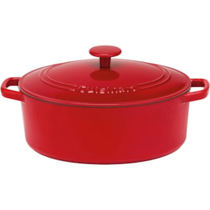 Caçarola Ferro Fundido Chef's Classic  Vermelha Cuisinart - 5,5L 