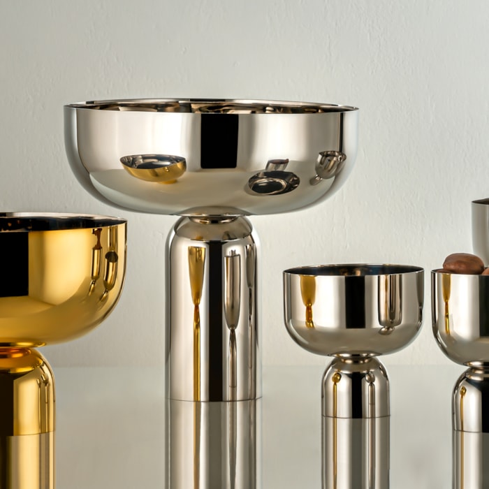 Cachepot Boreal Médio Inox Riva - Madel Home