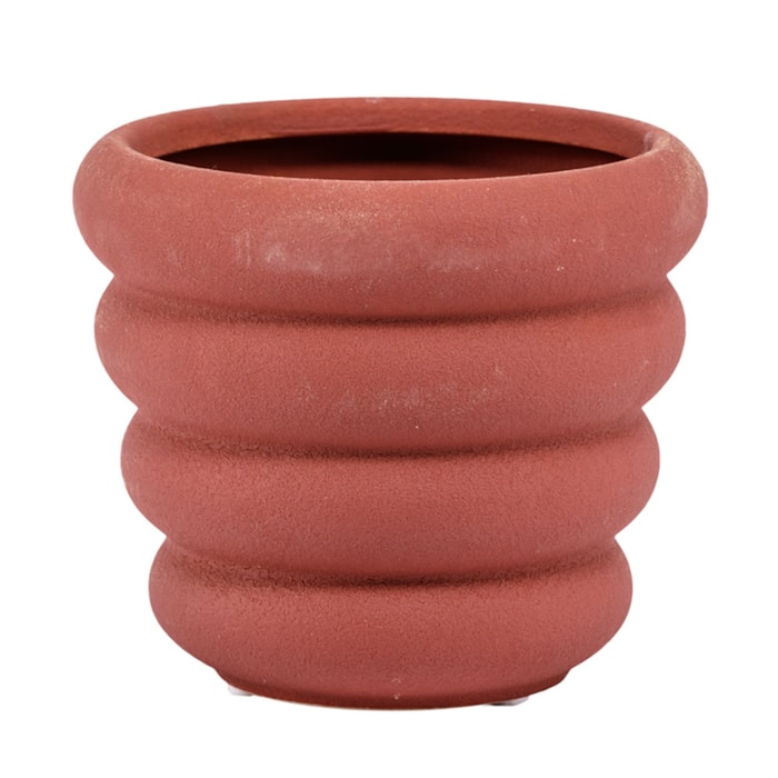 Cachepot Cerâmica Telha - 12cm - Madel Home