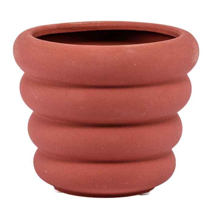 Cachepot Cerâmica Telha - 15cm - Madel Home