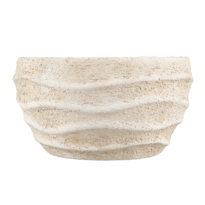 Cachepot Cimento Bege P - 10cm - Madel Home