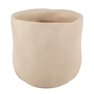Cachepot Cimento Cinza M - 19cm