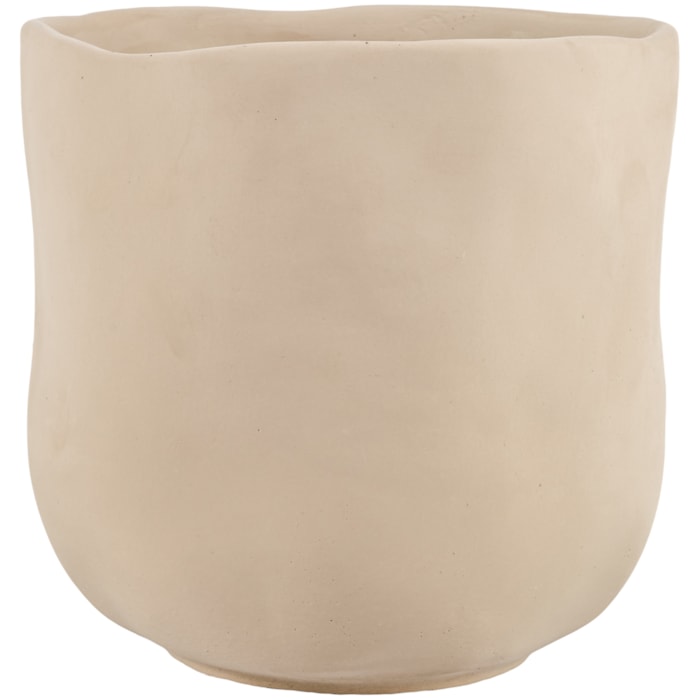 Cachepot Cimento Cinza M - 19cm - Madel Home