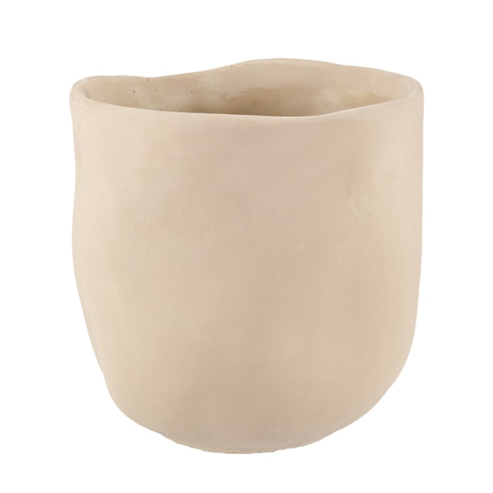 Cachepot Cimento Cinza P - 15cm - Madel Home