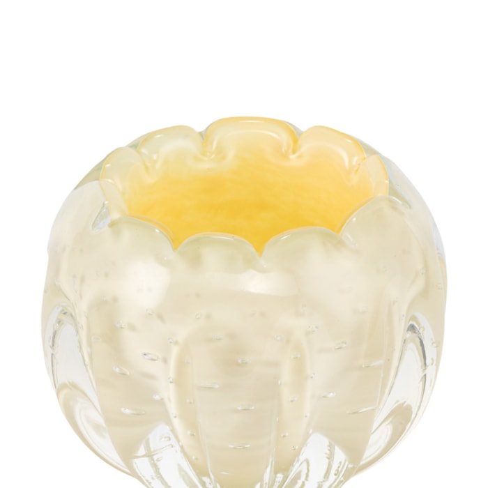 Cachepot Cristal Pérola - 15cm - Madel Home