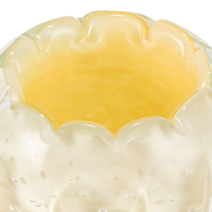Cachepot Cristal Pérola - 15cm - Madel Home