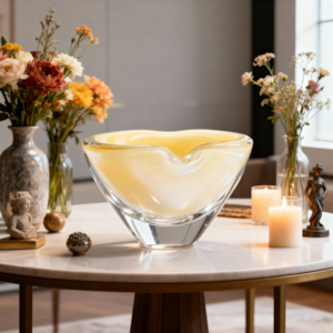 Cachepot Cristal Pérola - 22cm