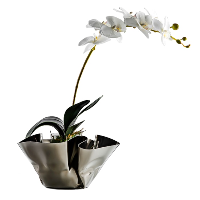 Cachepot Fiori Inox Riva - Madel Home