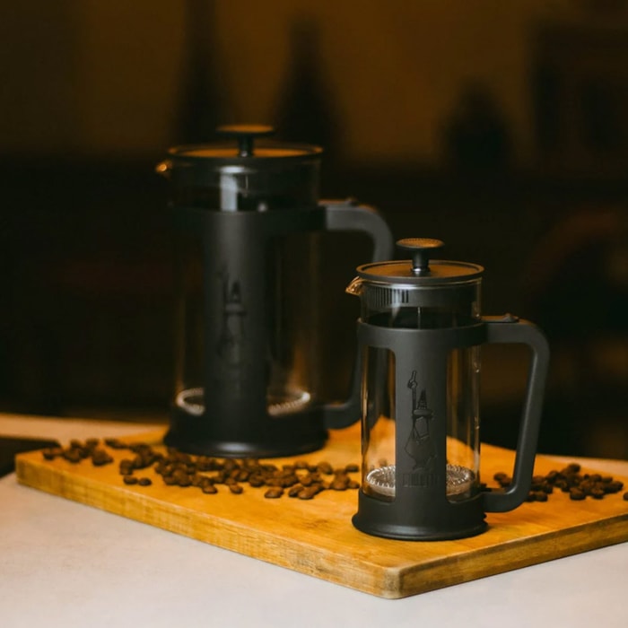 Cafeteira French Press Smart Preta Bialetti - 1L - Madel Home