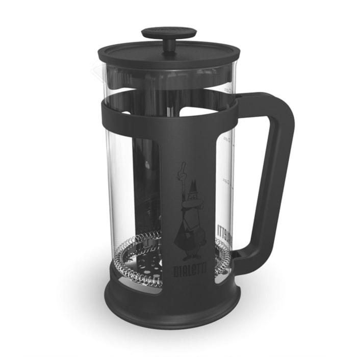 Cafeteira French Press Smart Preta Bialetti - 1L - Madel Home