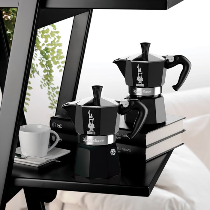 Cafeteira Nuova Moka Express Preta 3 Xícaras Bialetti - 150mL - Madel Home