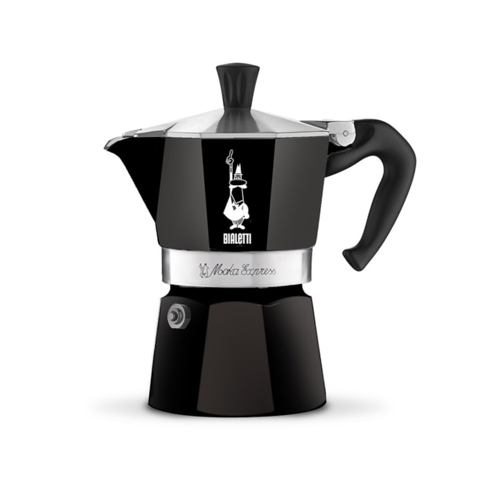 Cafeteira Nuova Moka Express Preta 3 Xícaras Bialetti - 150mL - Madel Home