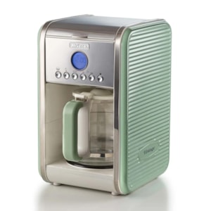 Cafeteira Vintage 900W 12 Xícaras Programável Verde Ariete - 220V