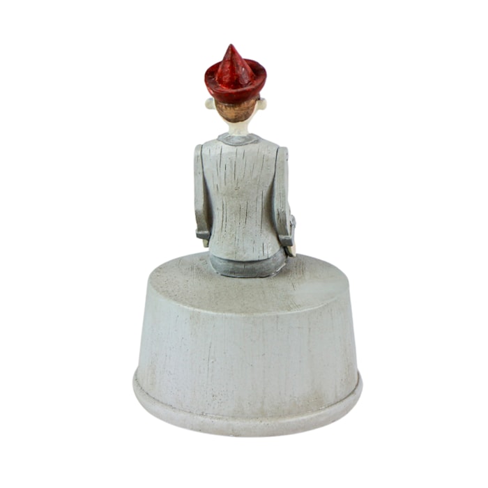 Caixa de Música de Resina Natural Pinoquio - Madel Home