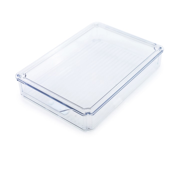 Caixa Organizadora com Tampa Empilhável - 1.900ml - Madel Home