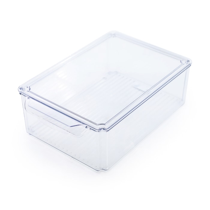 Caixa Organizadora com Tampa Empilhável - 4.100ml - Madel Home