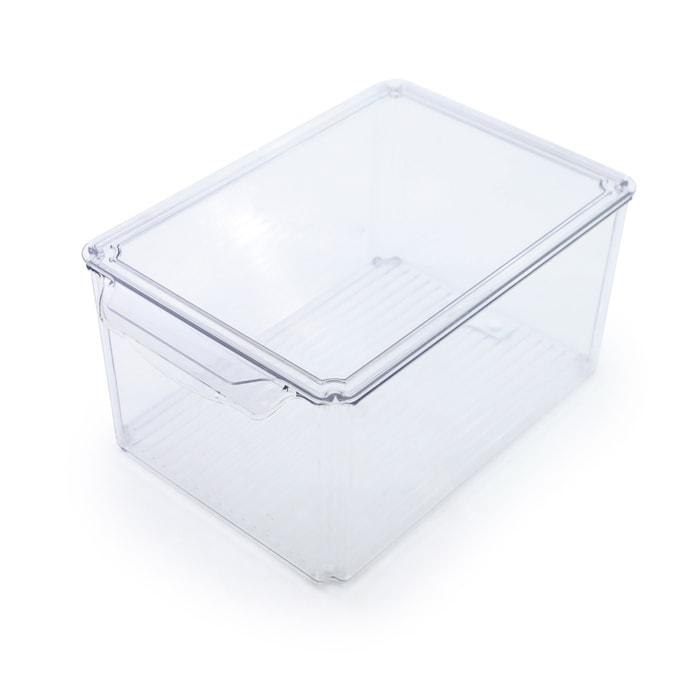Caixa Organizadora com Tampa Empilhável - 6.900ml - Madel Home