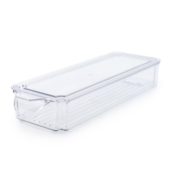 Caixa Organizadora com Tampa Empilhável - 850ml - Madel Home